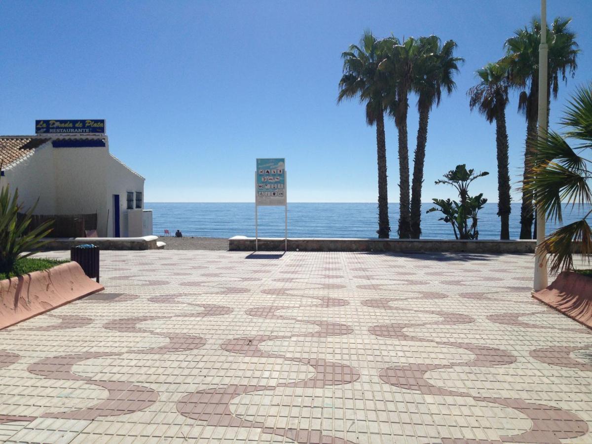 Apartamento 1A Linea Playa Com Piscina Almunecar Bagian luar foto