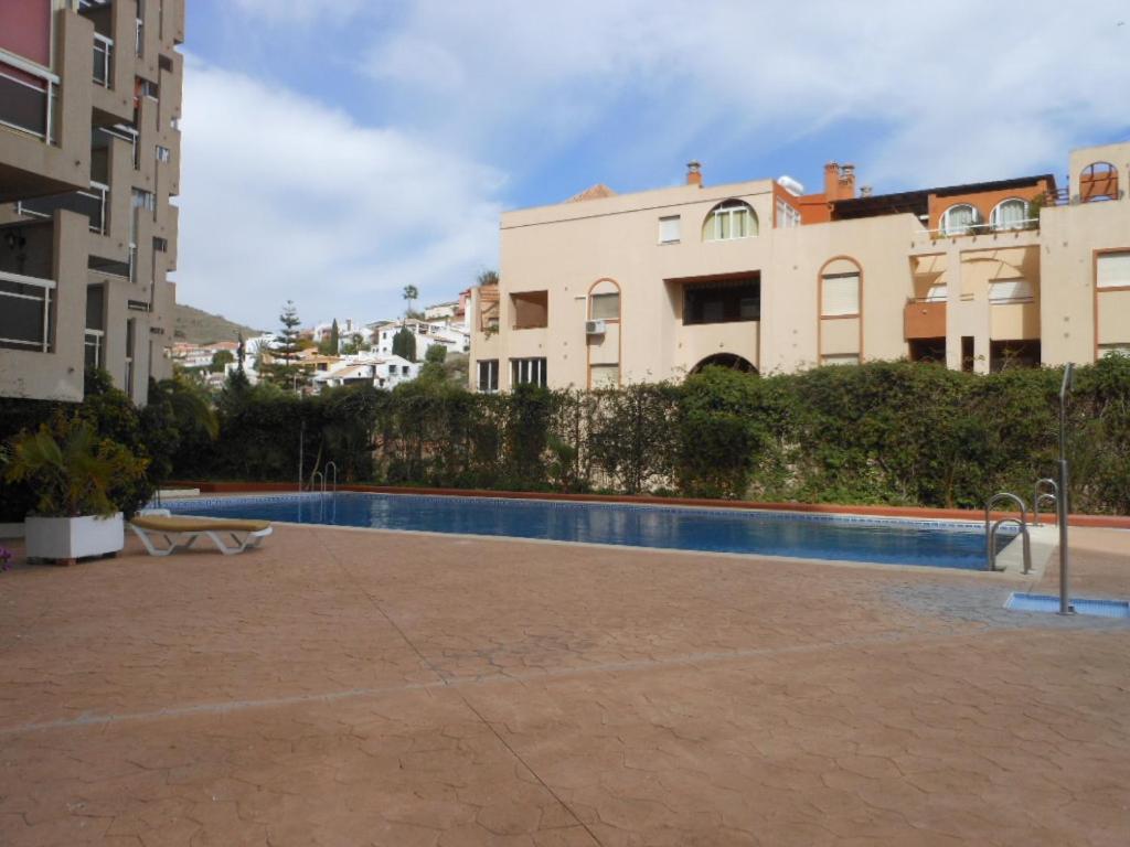 Apartamento 1A Linea Playa Com Piscina Almunecar Bagian luar foto
